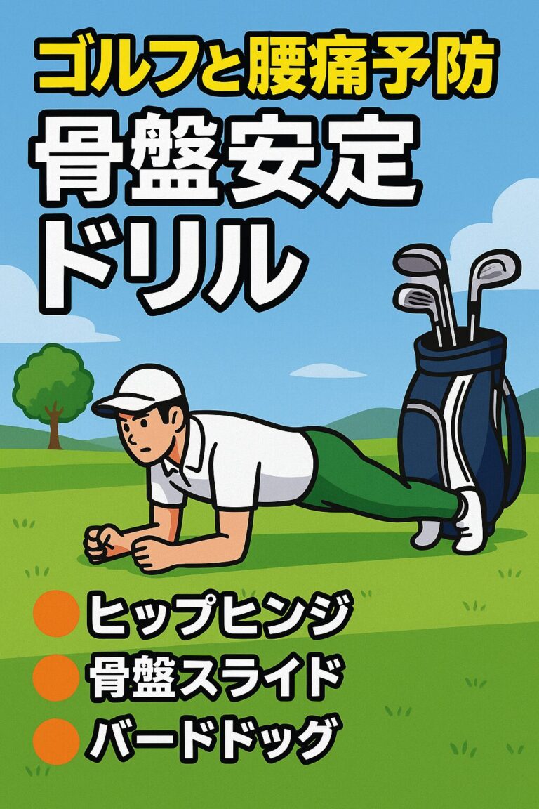 ゴルフと腰痛予防:骨盤安定ドリル - あおぞらゴルフブログ